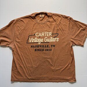 Vintage Guitars Nashville Tennessee TN Country Music Comfort Colors 2XL Shirt